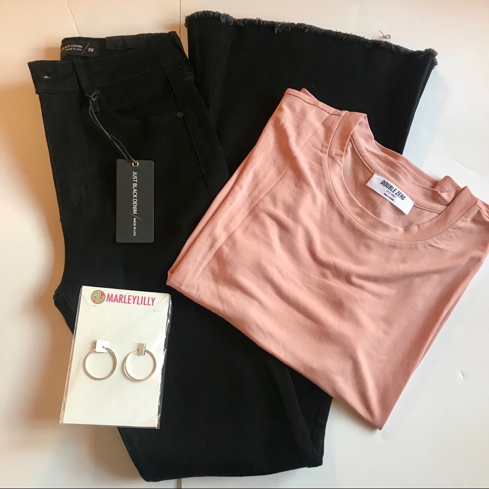 🔥OUTFIT BUNDLE: NANAMACS BELL BOTTOM JEANS & TOP